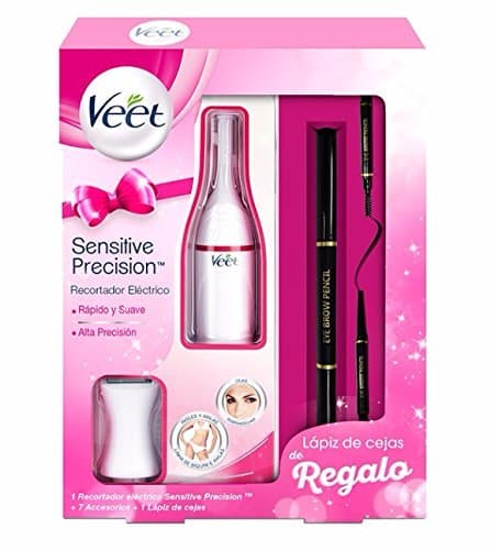 Belleza Veet Sensitive Precision - Recortador Eléctrico Depilador Mujer Zonas Sensibles Bikini