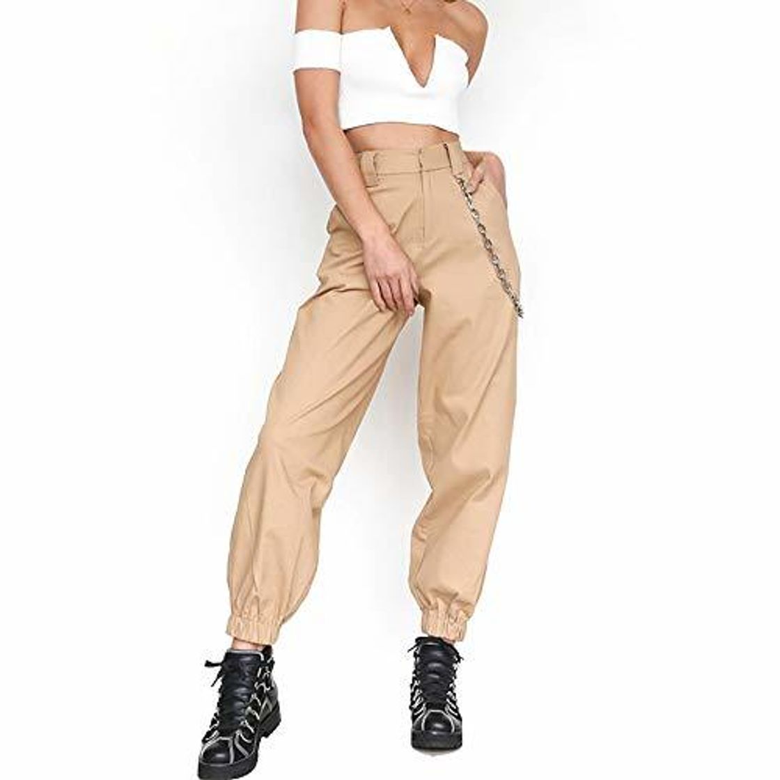 Product JUNCHUANG Pantalones Militares del ejército del Cargo del Combate de Las Mujeres