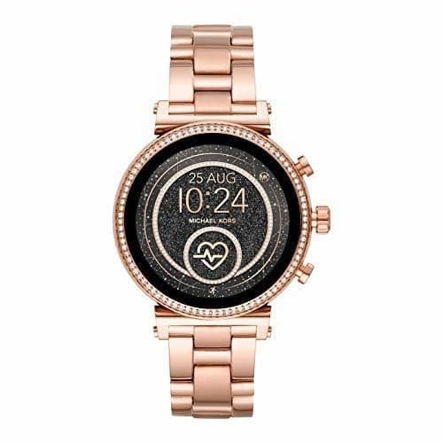 Fashion Michael Kors Reloj Analógico-Digital para Mujer Correa en Acero Inoxidable MKT5063