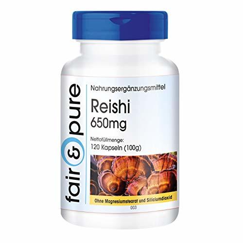 Producto Reishi puro en cápsulas