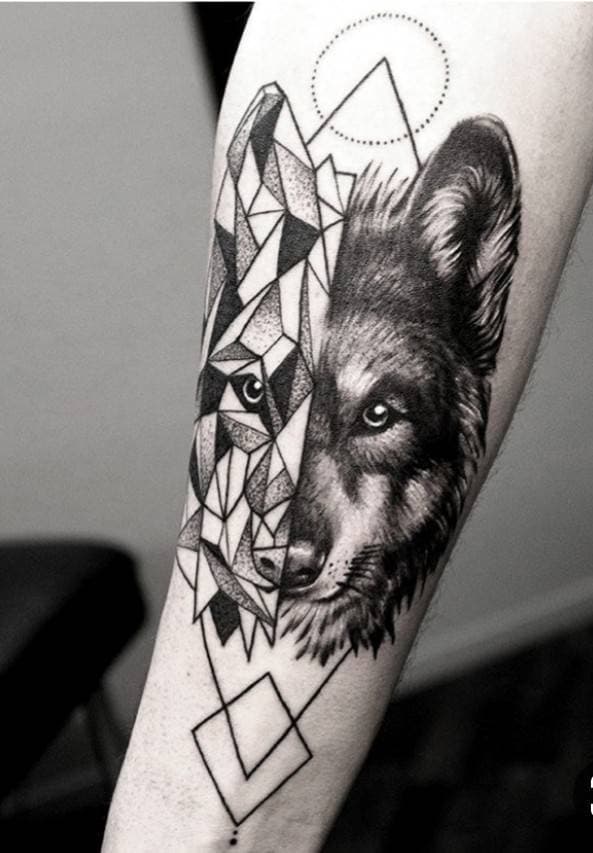 Fashion Wolf Geometrical