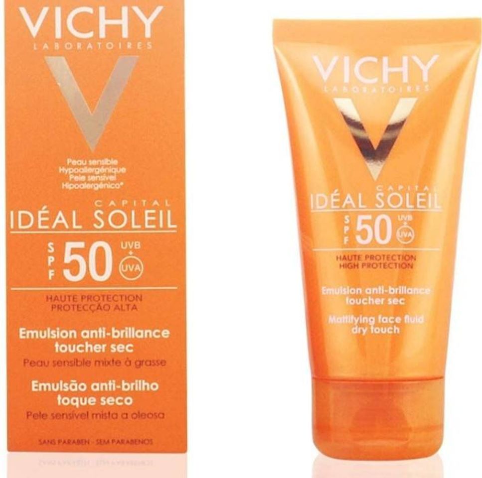 Belleza Vichy Ideal Soleil Protector Solar BB Toque Seco Fluido con Color FPS