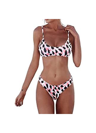 Moda BaZhaHei Bikini de Mujer Traje de baño de Mujer Bandeau Bandage Bikini