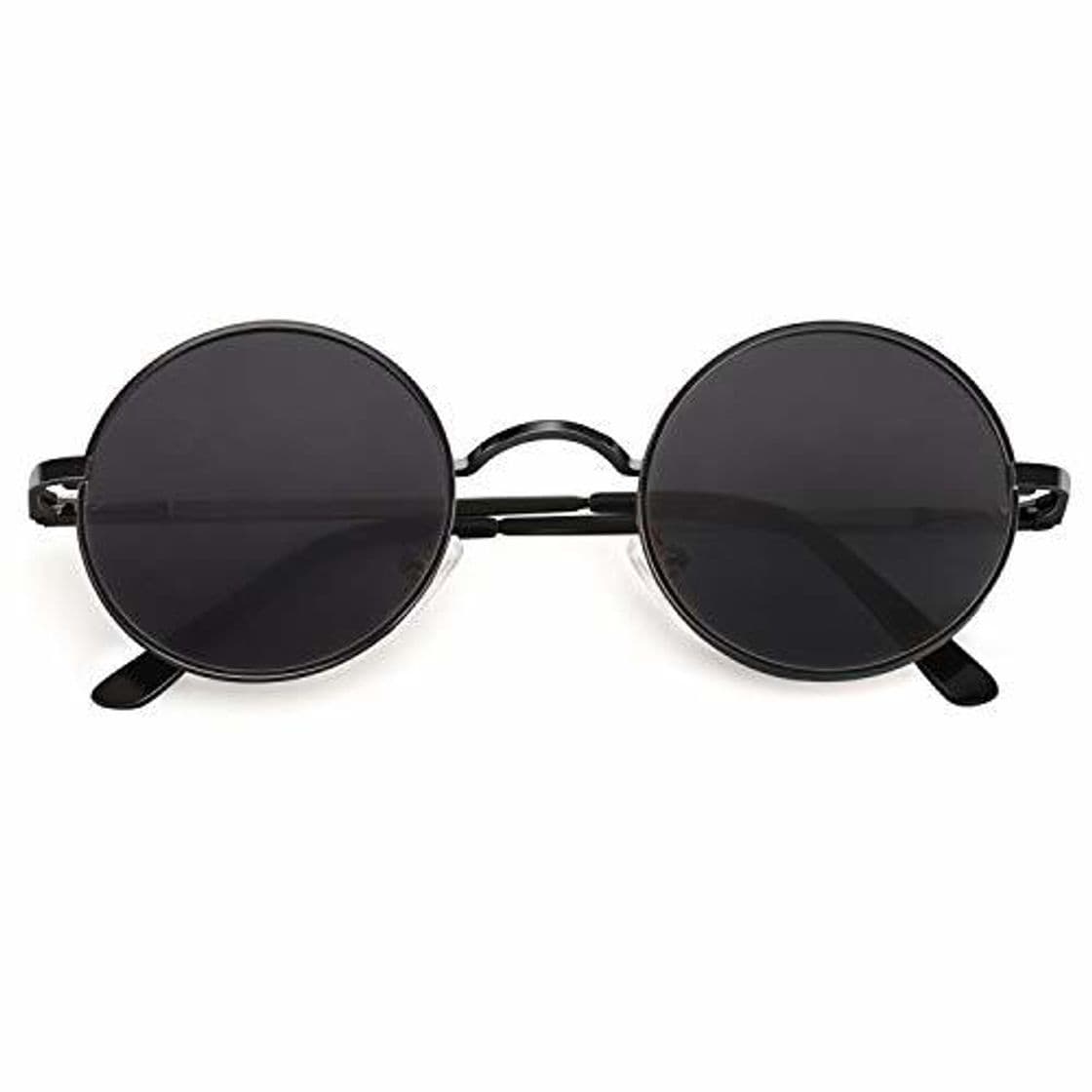 Fashion CGID E01 Estilo Vintage Retro Lennon inspirado círculo metálico redondo gafas de