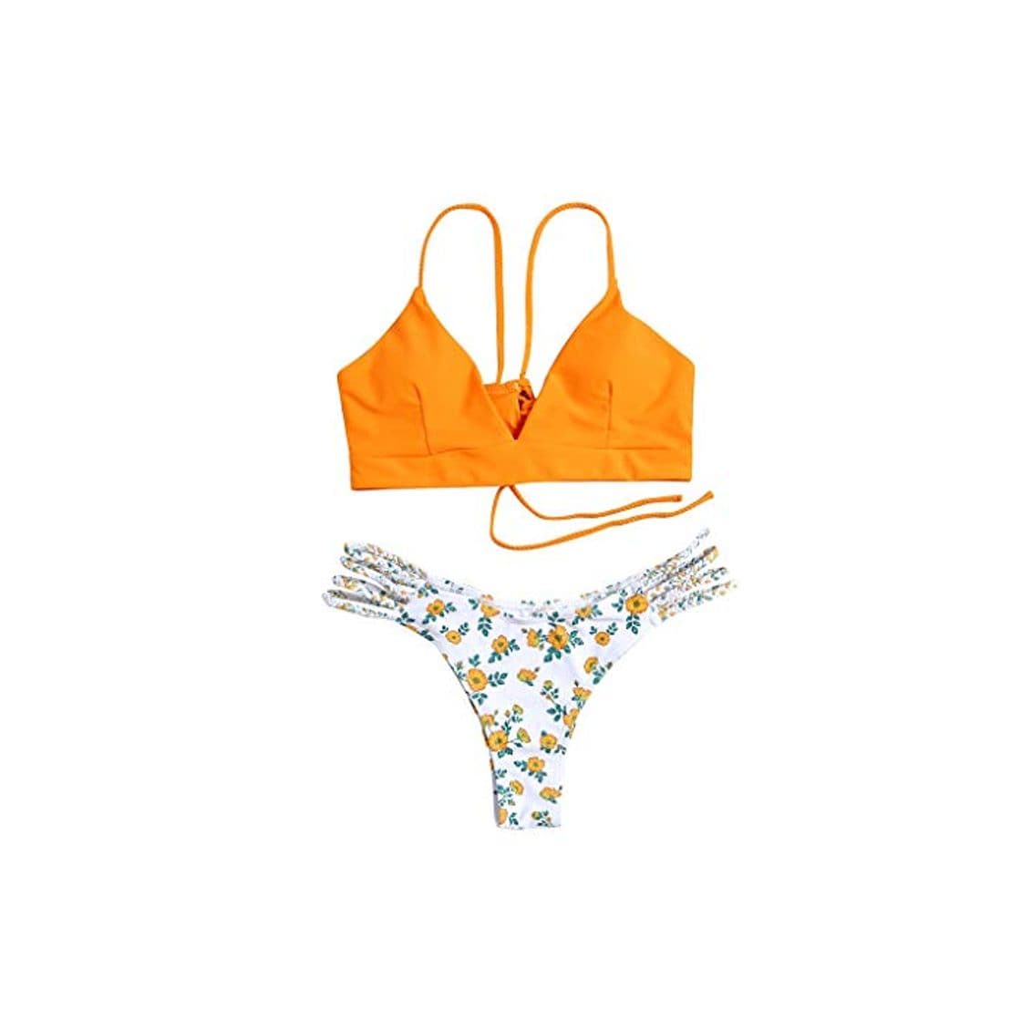 Producto riou Bikini Conjuntos de Bikinis para Mujer Push Up Mujeres Traje de BañO Estampado Bohemio Dividido BañAdores con Relleno Tops y Braguitas Mujer 2019 brasileños vikinis