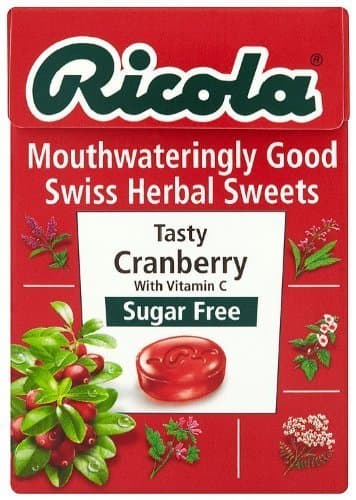 Place Ricola - Pastillas de Hierba Suiza Sin Azúcar Sabor Arándano de 45g