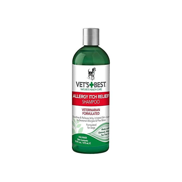 Product Vet's Best Champú para Perros de Alivio de la Picazón de Alergia