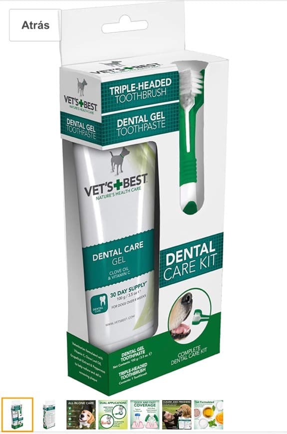 Product Vet's Best Pasta de Dientes para Perros