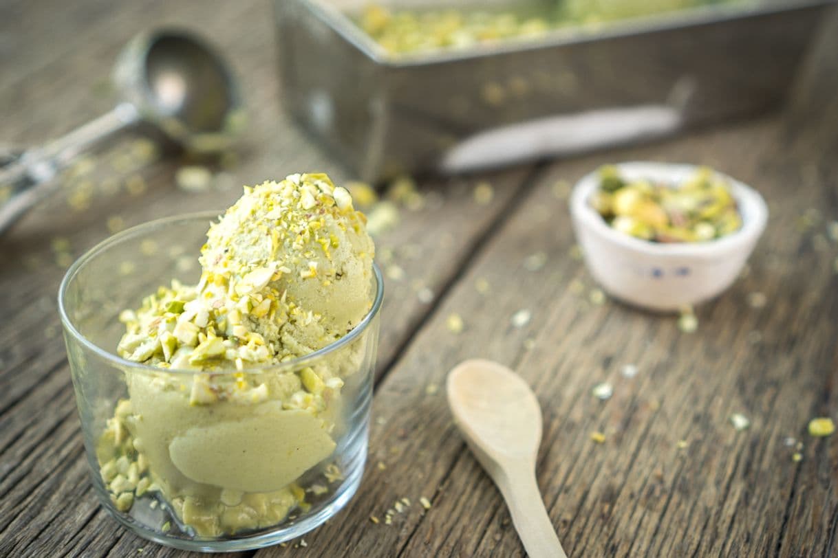 Moda Helado de pistacho saludable (3 ingredientes) 