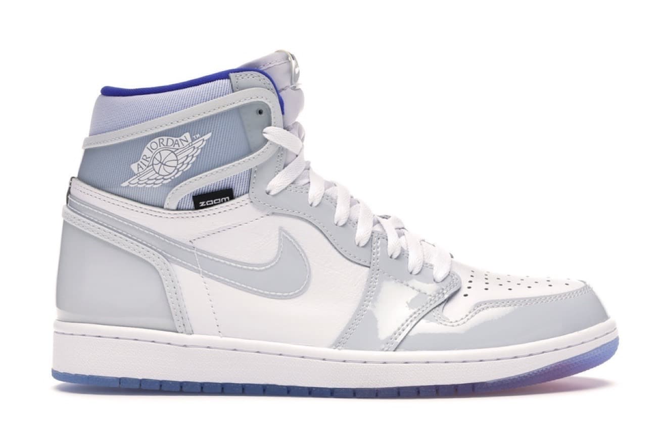 Fashion Jordan 1 Retro High Zoom White Racer Blue