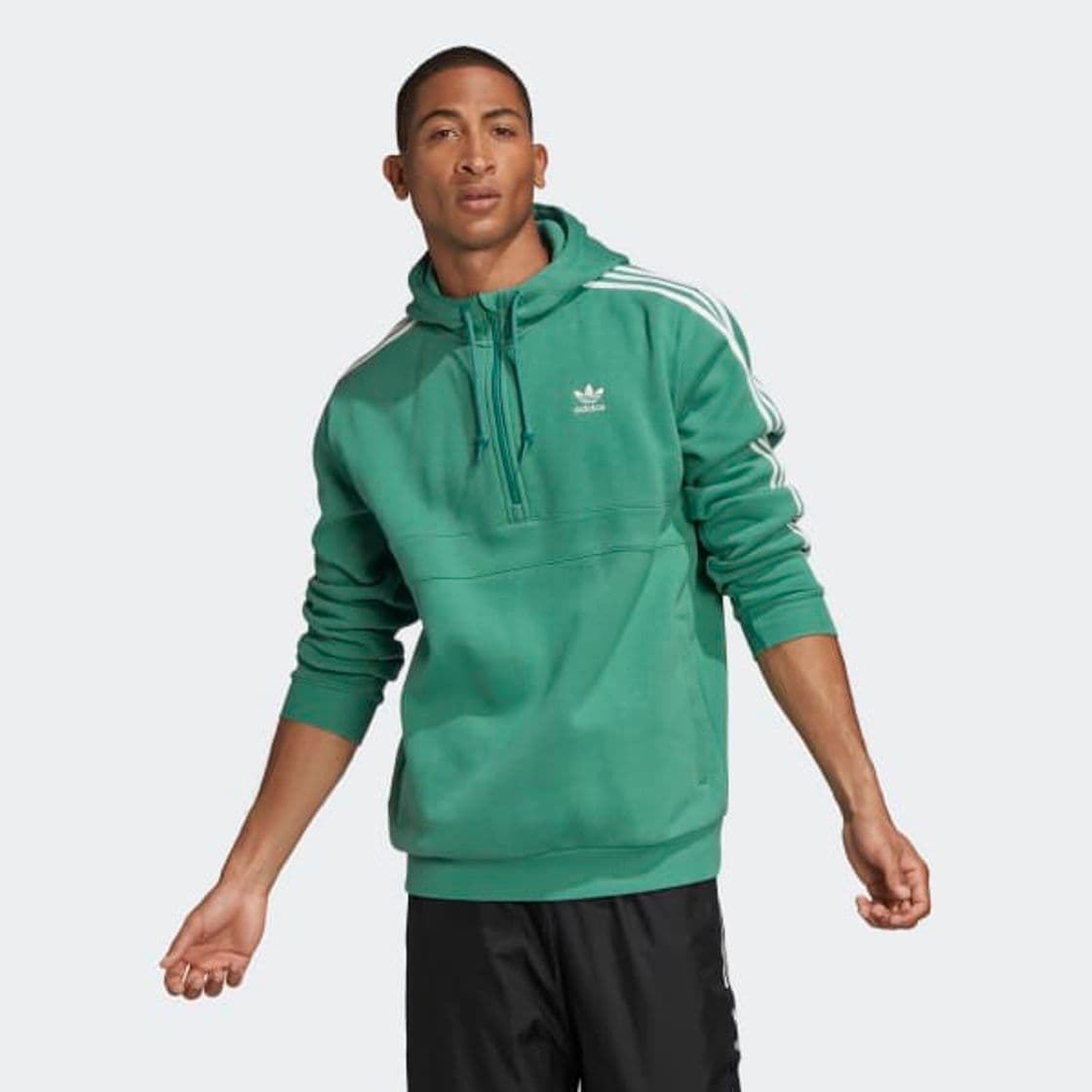 Moda adidas 3-Stripes Hoodie - Green | adidas US