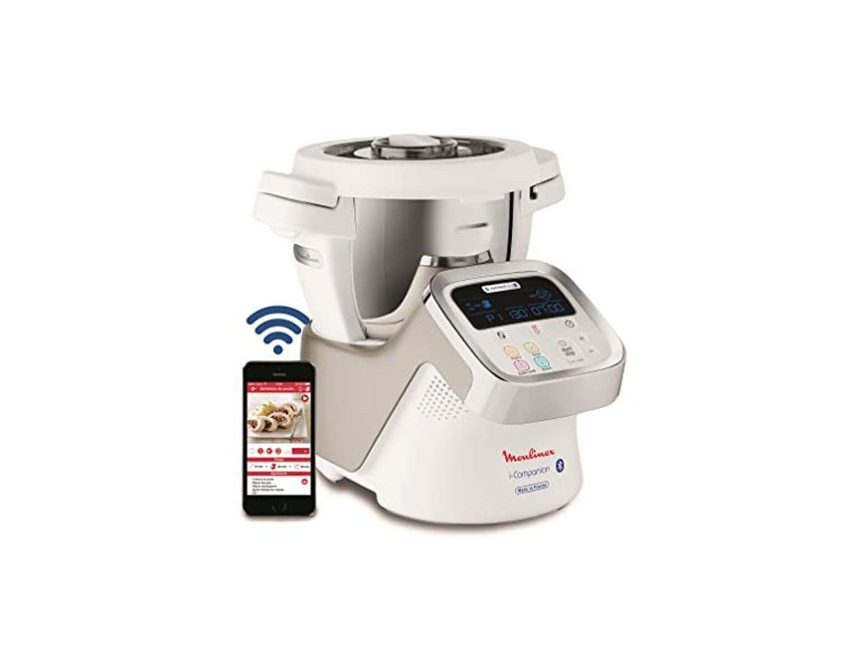 Home Moulinex i-Companion HF900110 - Robot de cocina Bluetooth 13 programas y 6