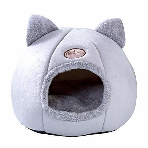 Product SMesoon Casa de Mascotas Plegable de Invierno, Cama de Gato de Perrera