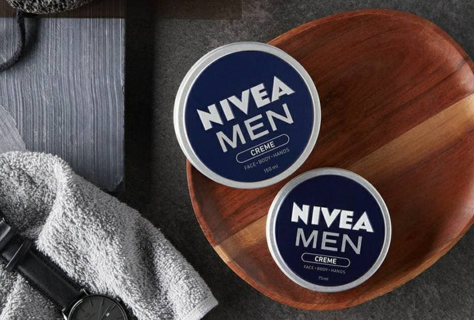 Belleza Nivea Men taza de crema de 150 ml, 4-pack