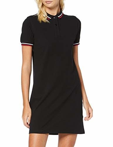 Producto Urban Classics Ladies Polo Dress Vestido, Negro