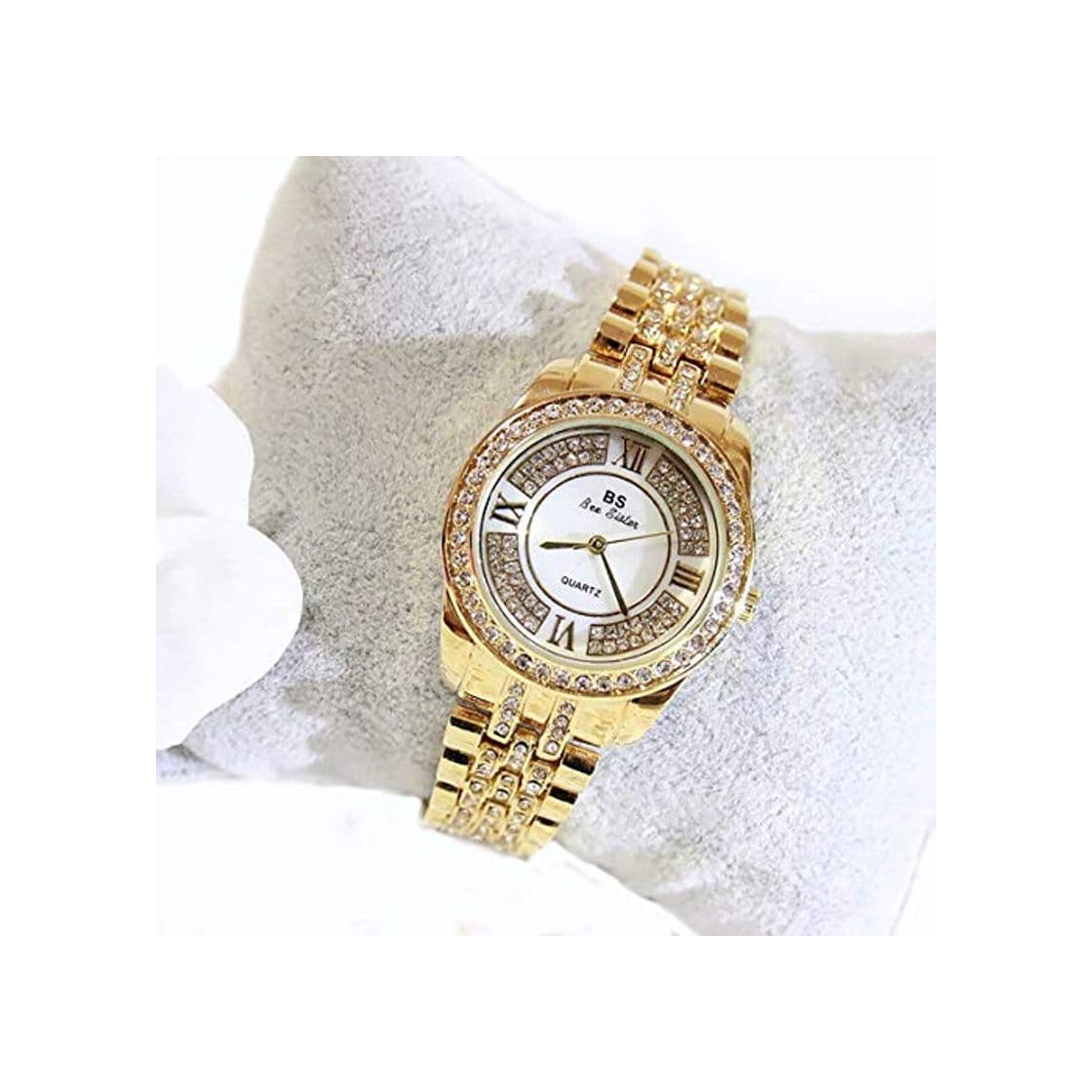 Product JohnJohnsen Rhinestone Casual Cuarzo Reloj Mujeres Aleación Completa Se?Oras Todos los Partidos