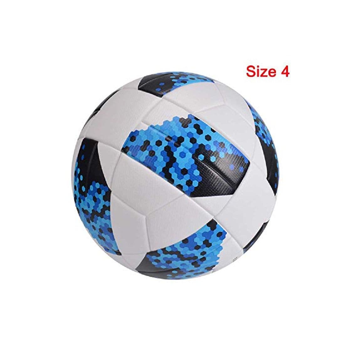 Product ZHANGNUO Balones De Fútbol Tamaño De Oficina 4 Tamaño 5 Fútbol PU Cuero Campeón Al Aire Libre Match League Ball Futbol Bola De Futebol Blanco