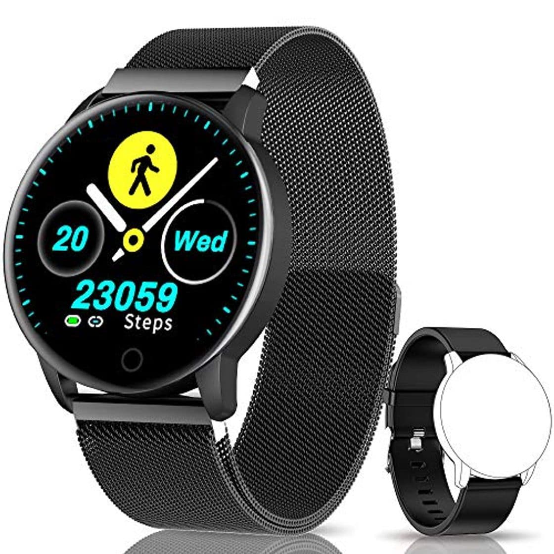 Product NAIXUES Smartwatch, Reloj Inteligente IP67 con Presión Arterial, 10 Modos de Deporte,