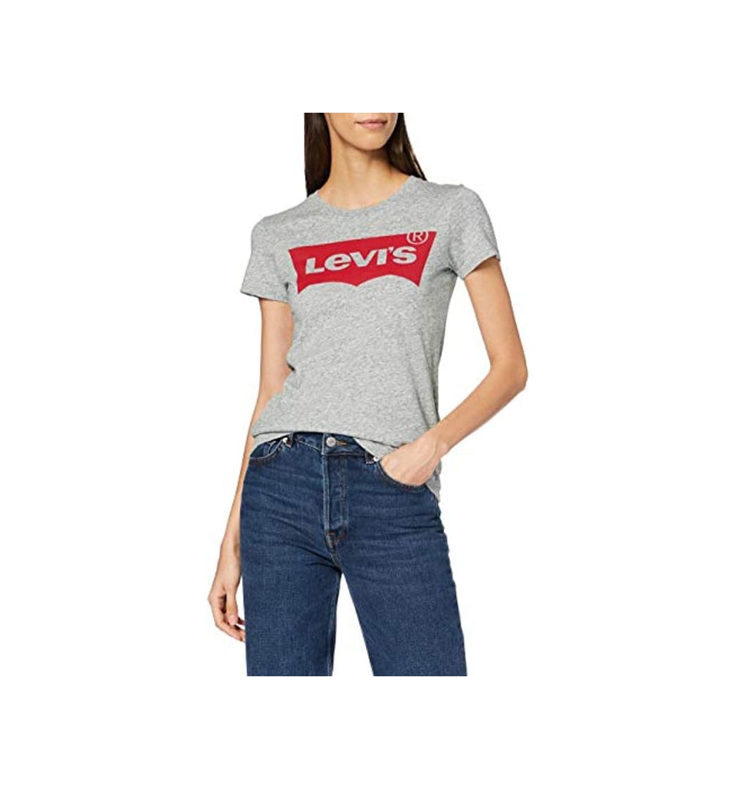 Fashion Levi's The Perfect Tee, Camiseta para Mujer, Gris