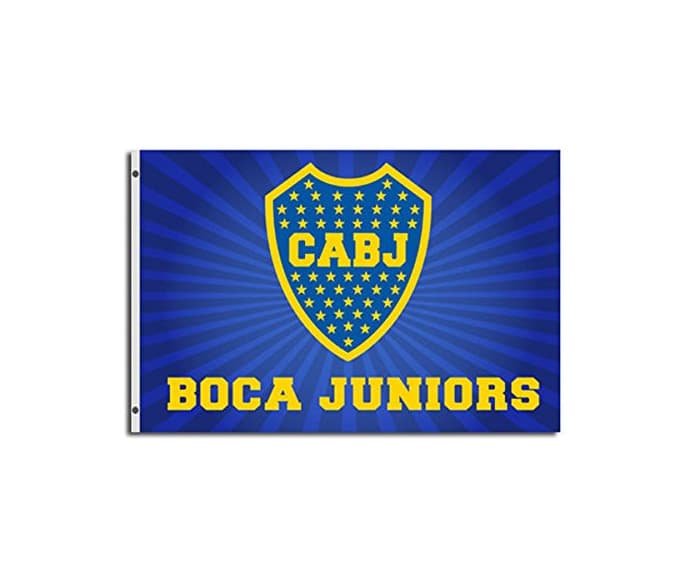 Producto Boca Juniors-Drapeau fútbol con 2 Ojales, Azul, FR: 150 x 90 cm