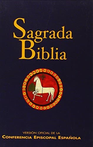 Libro Sagrada Biblia. Popular rustica azul