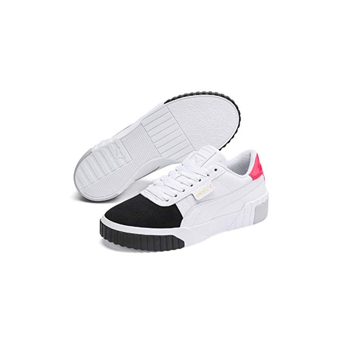 Fashion Puma Cali Remix, Zapatillas Deportivas para Mujer, Blanco