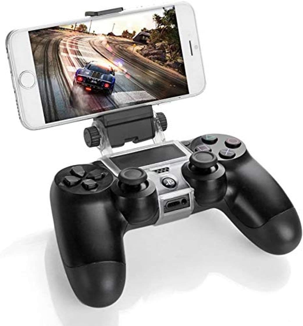 Electrónica GAMINGER Clip Sujetador de teléfono móvil para control Dualshock de PlayStation 4