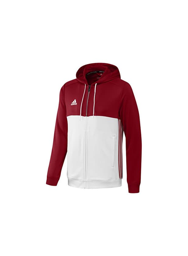 Fashion adidas para Hombre con Capucha T16 Power Red/White Talla