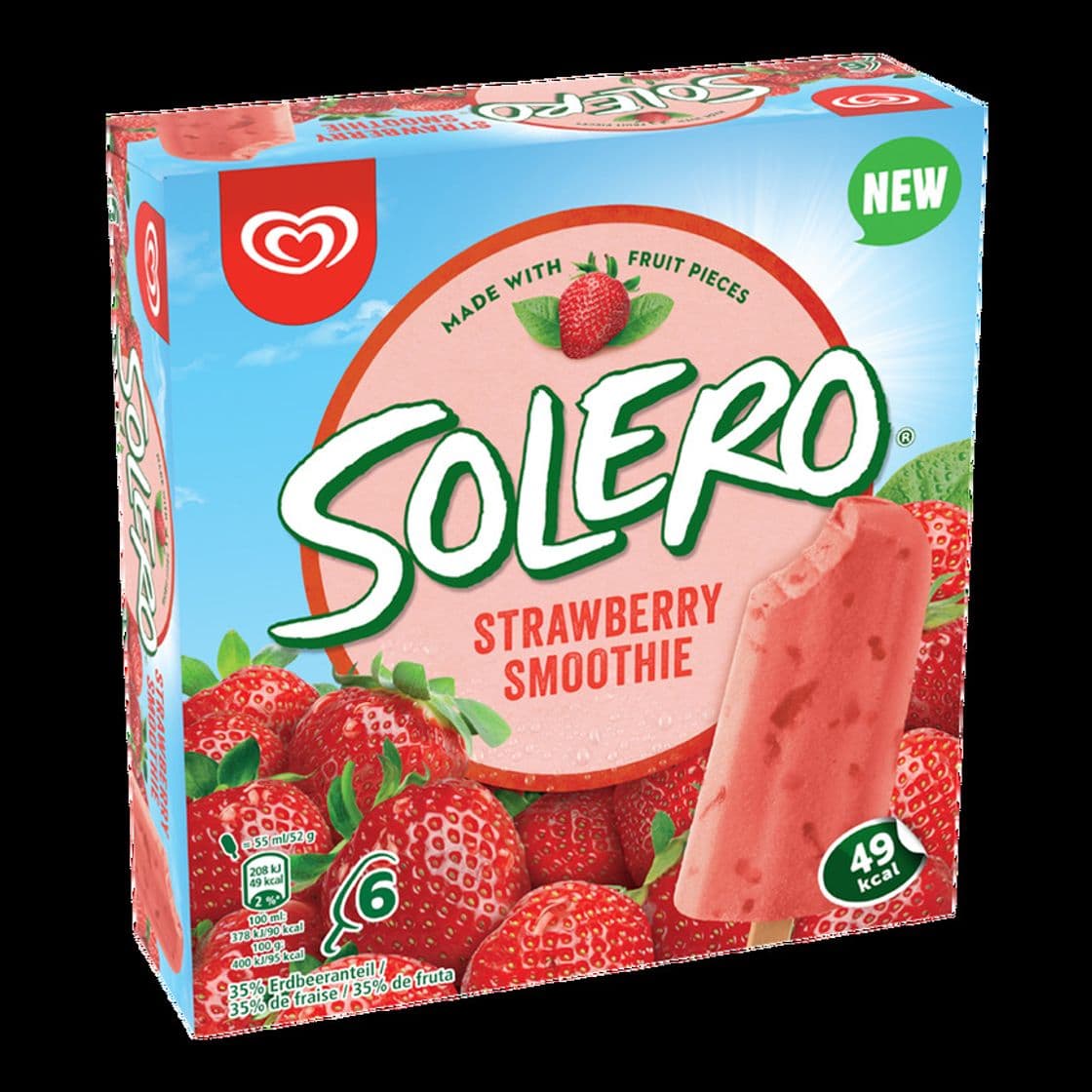 Product Solero frutos vermelhos 