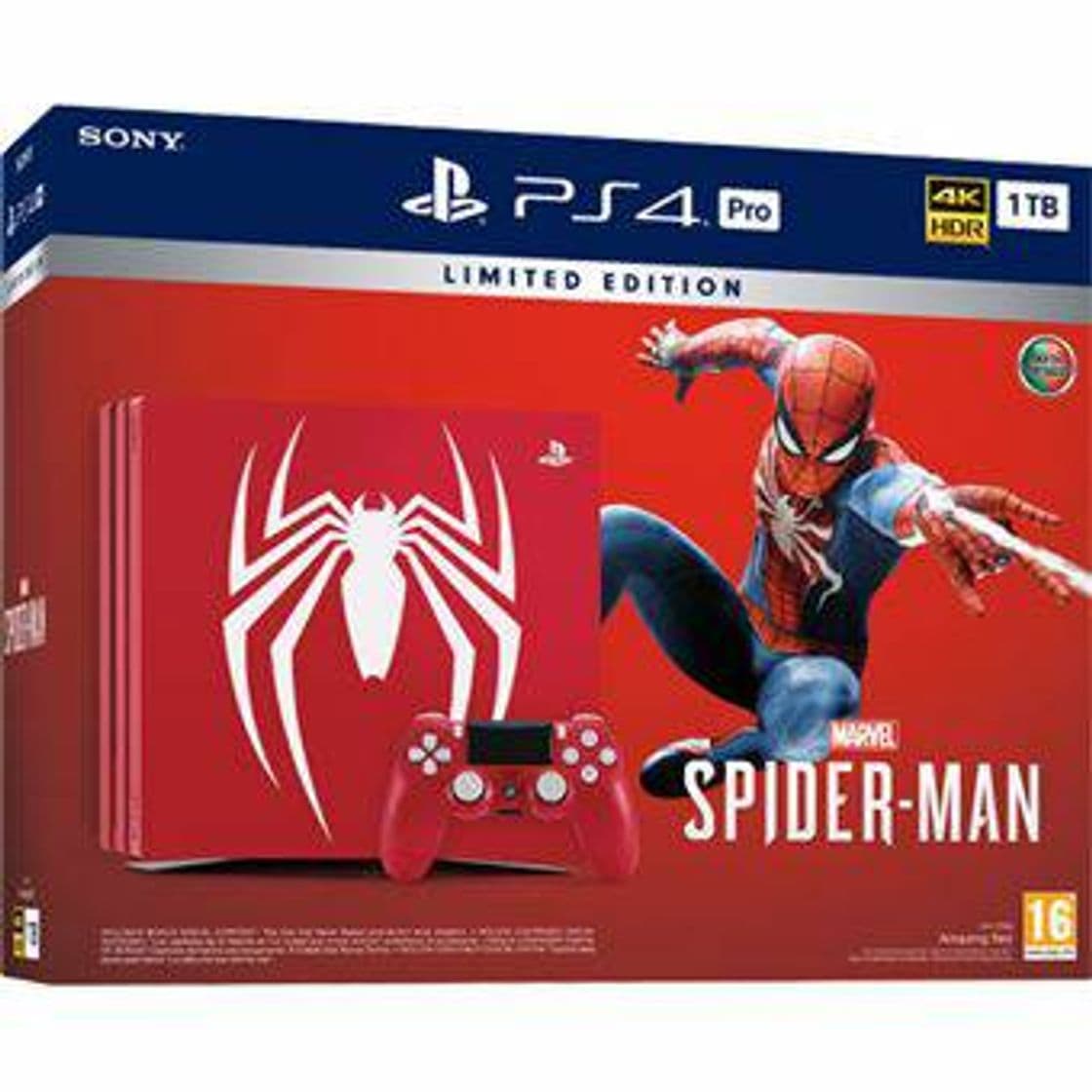 Moda Ps4 pro ediçao limitada spider-man