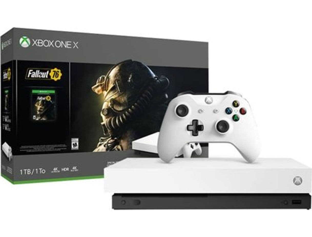 Moda Consola Xbox One X + Jogo Fall Out (1 TB - Branco) | Worten.pt