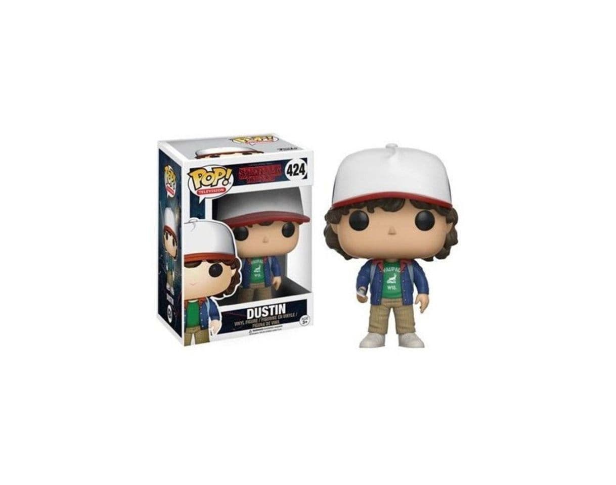 Game Funko Pop!- Stranger Things Dustin Figura de Vinilo,, Estándar