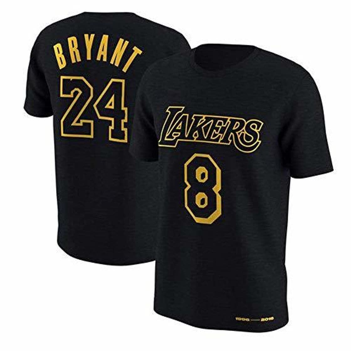 Product Camiseta de Baloncesto Suitnba L.A Lakers Kobe Bryant Manga Corta Jubilado conmemorativo