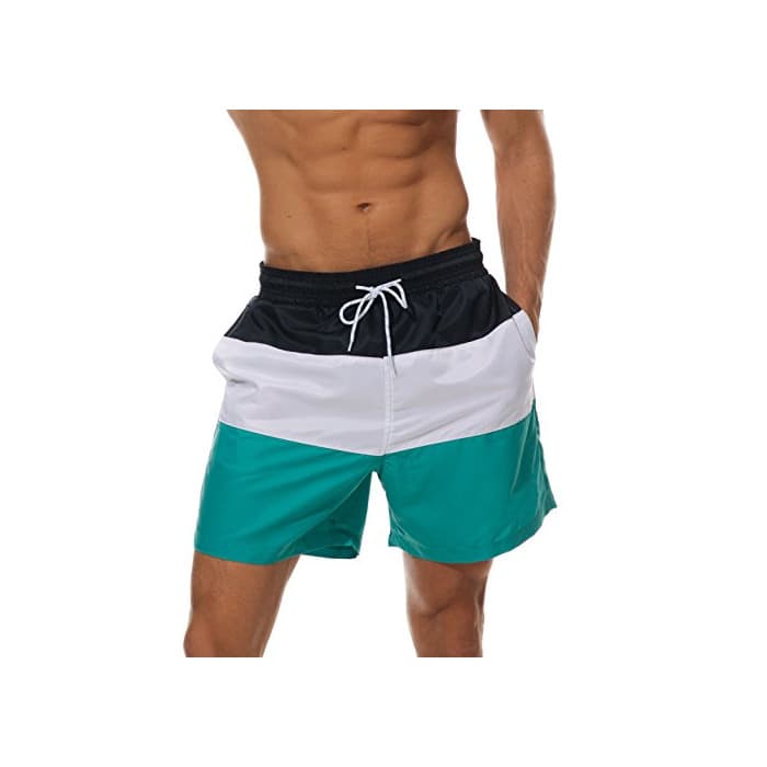 Product Arcweg Bañador Hombre Chico Playa Poliéster Pantalon Corto Hombre Deporte Secado Rápido