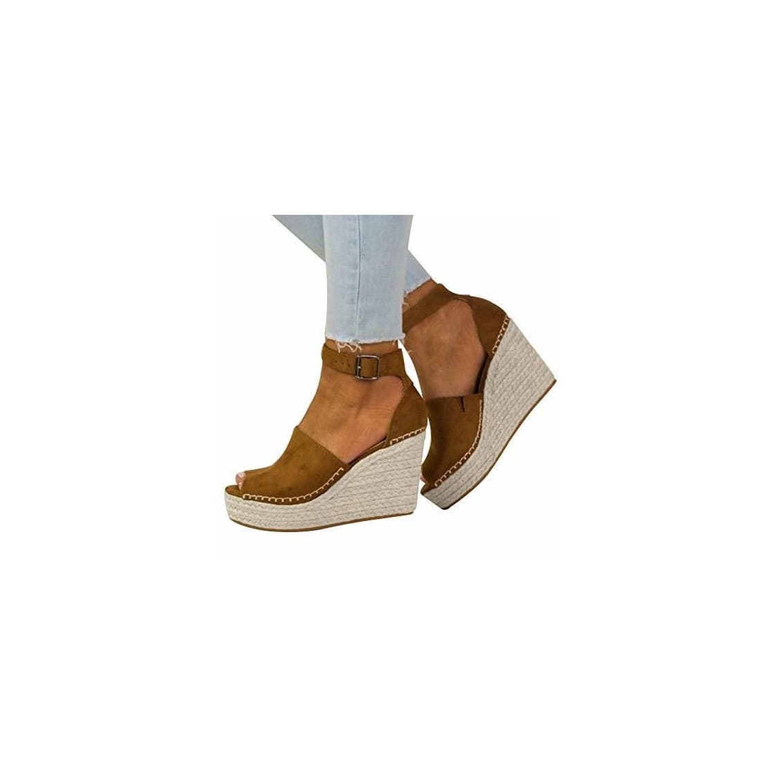 Product Fannyfuny_Zapatos de Verano Sandalias Mujer Zapatos Tacon Mujer Cuña Casuales Zapatillas de