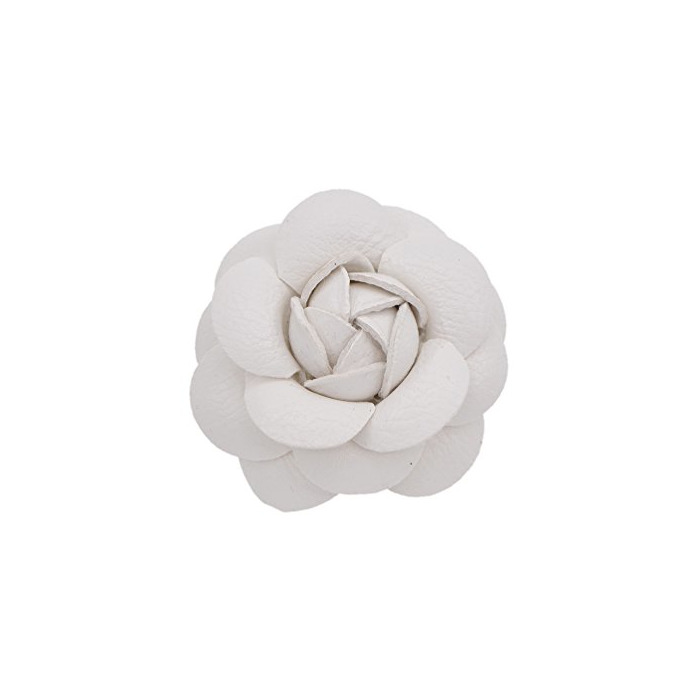 Product YNuth DIY Flor de Camelia Artificial de Cuero para Decoración de Sombreros