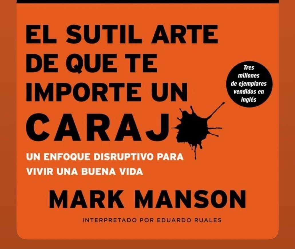 Libro Libro el sutil arte de que te importe todo un carajo