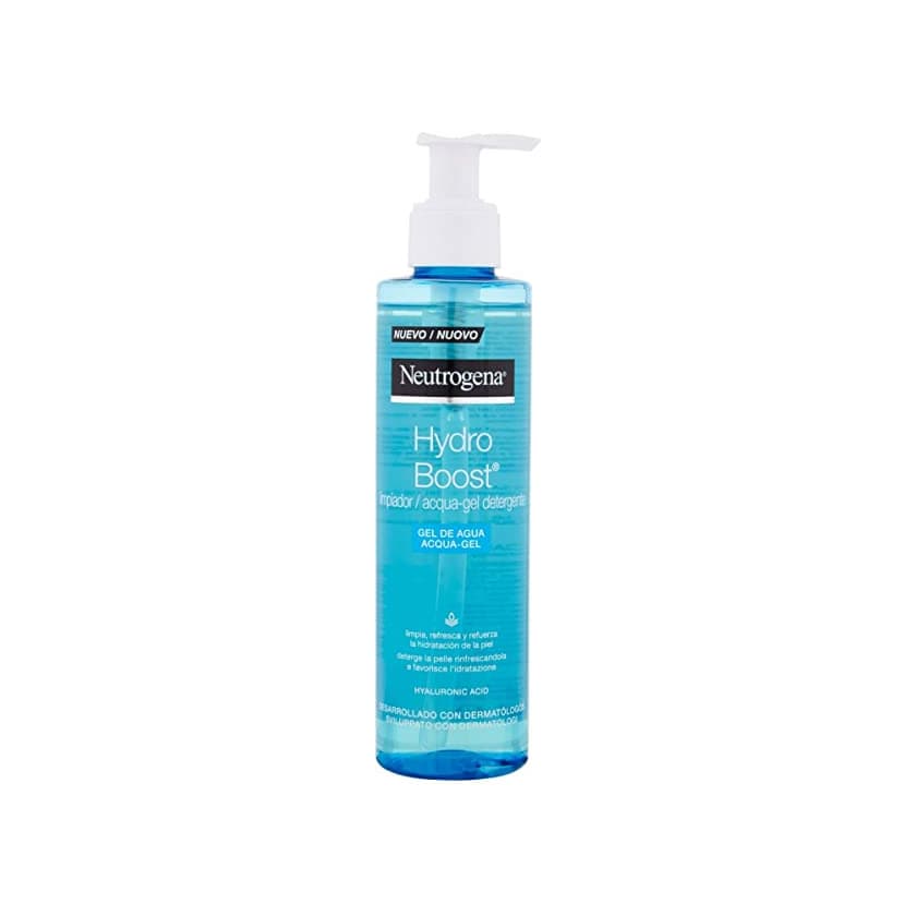 Beauty Neutrogena Hydro Boost - Limpiador facial gel de agua para la eliminación