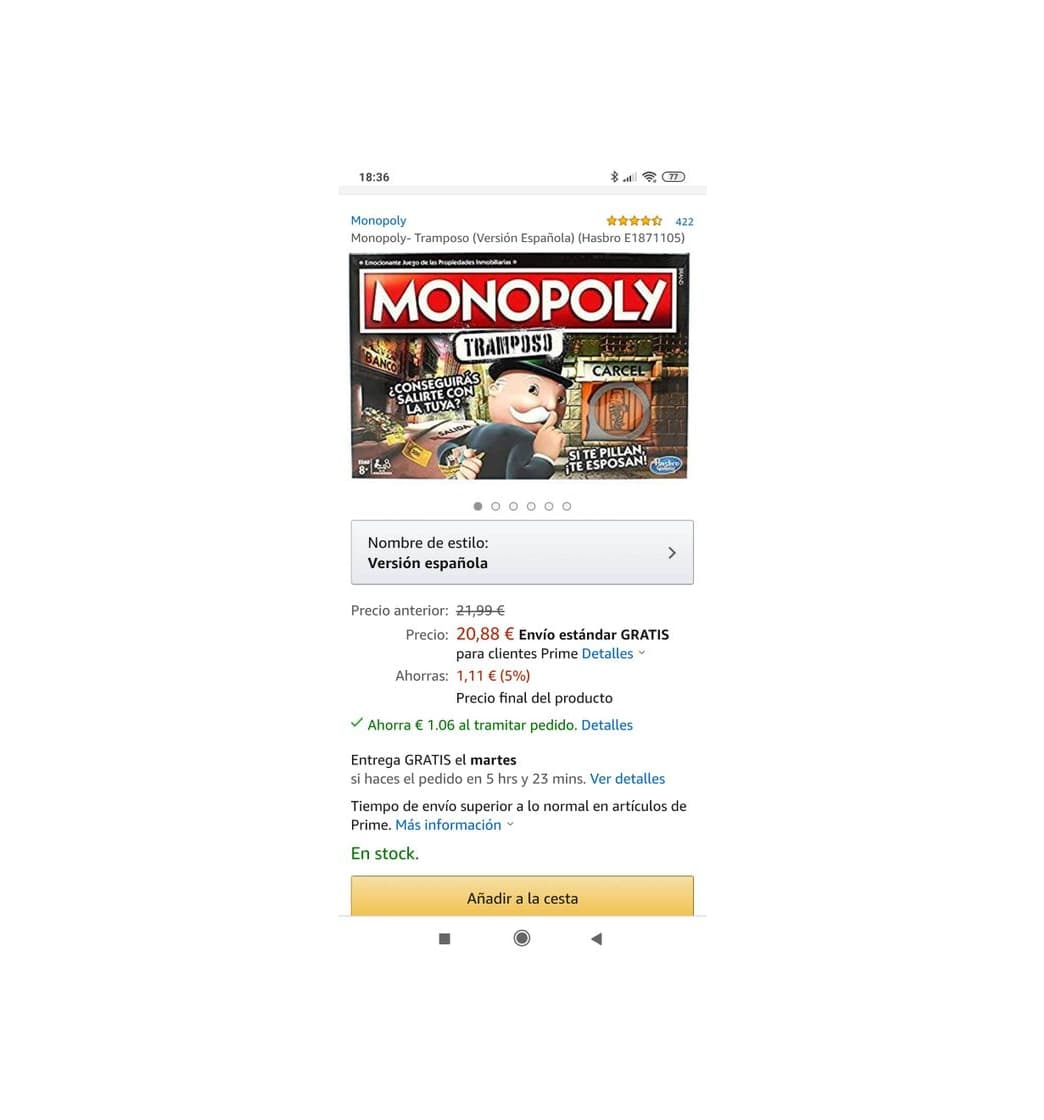 Product Monopoly tramposo