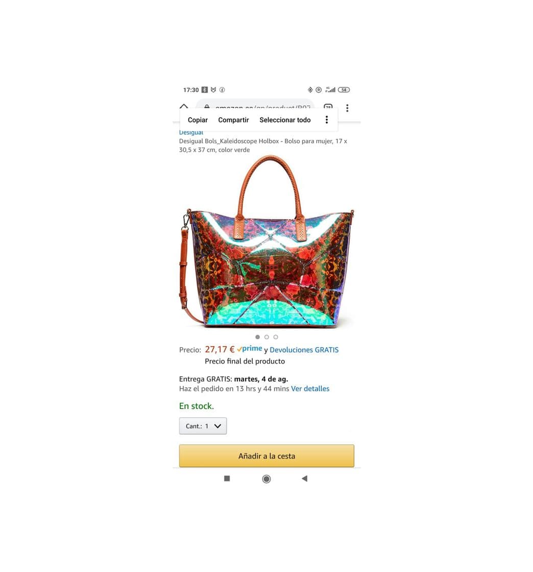 Product Bolso desigual