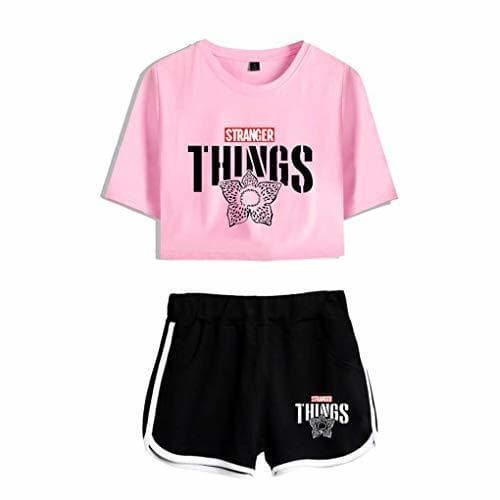 Fashion Memoryee Stranger Things imprimiendo Camisetas y Shorts Tops de Ropa Traje de