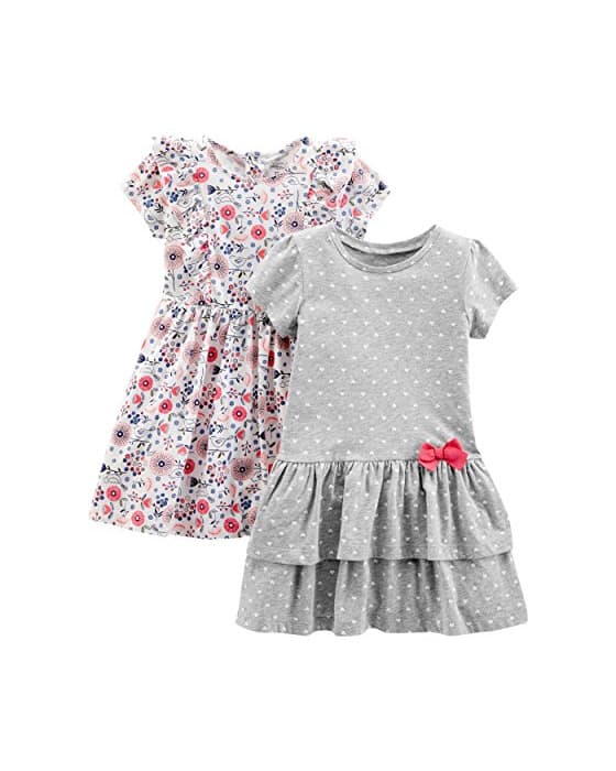 Product Simple Joys by Carter's Conjunto de 2 vestidos de manga corta y