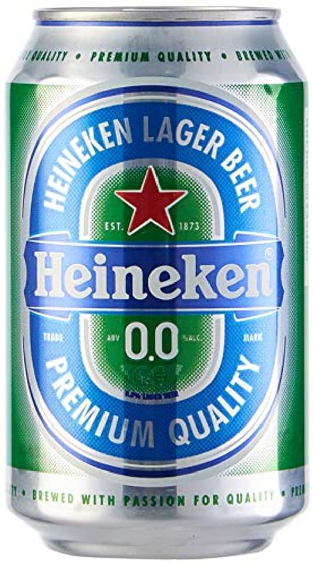 Product Heineken 00 Cerveza - Caja de 24 Latas x 330 ml -