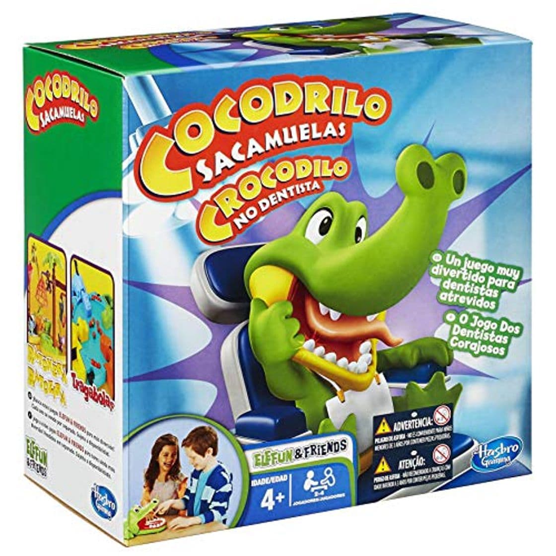 Producto Hasbro - Cocodrilo sacamuelas, Juego de Habilidad