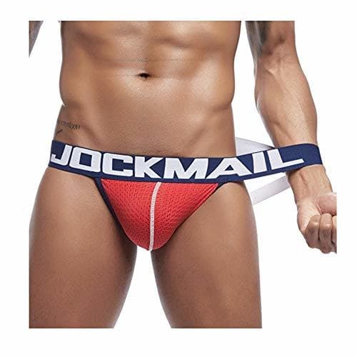 Moda JOCKMAIL Calzoncillos Sexy para Hombre Tangas suspensorios para Hombre sexywear Transpirable Ropa