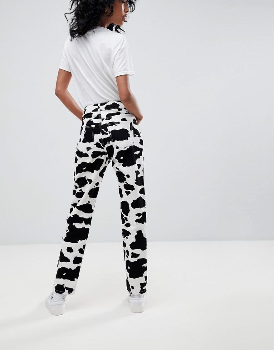 Moda Cow print jeans