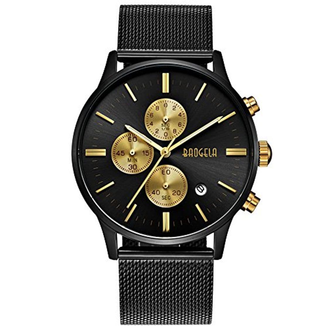 Place Reloj Hombre Acero Inoxidable Oro