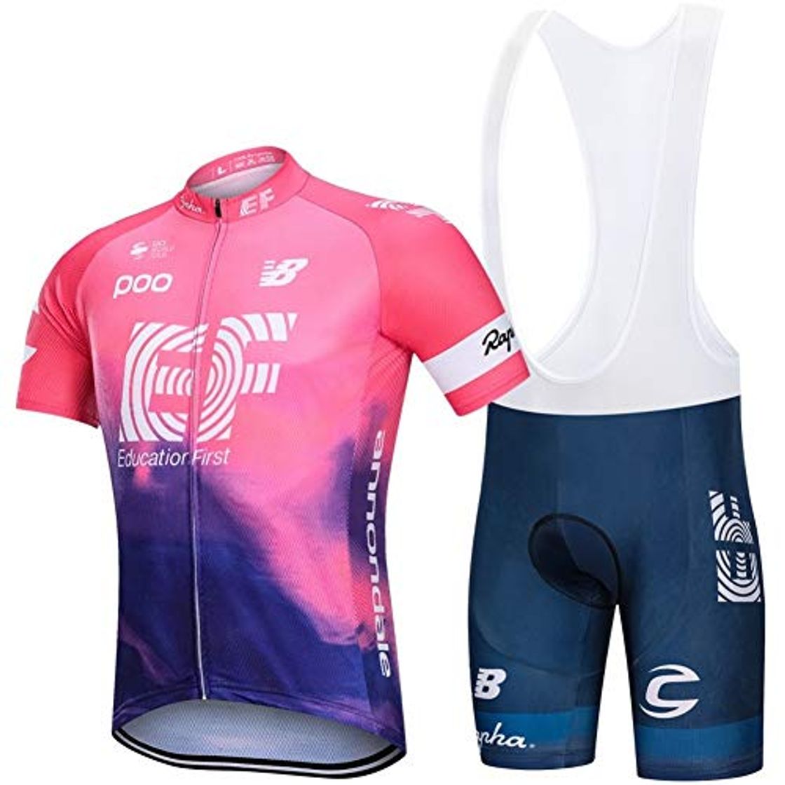 Fashion Hombre Conjunto Ropa de Ciclismo para Verano, Maillot Manga Corta de Bicicleta,