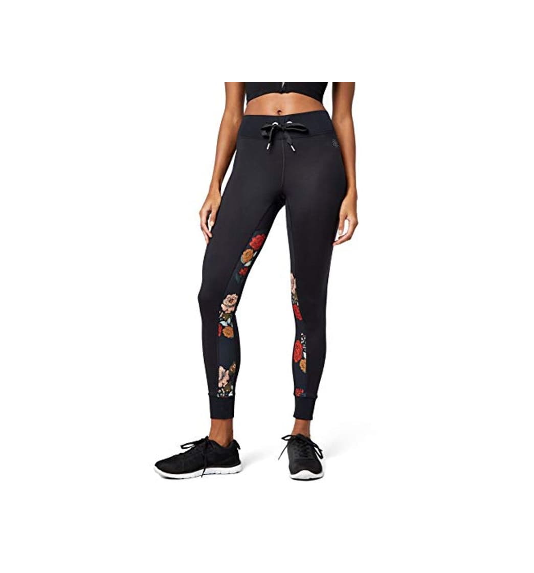 Product Marca Amazon - AURIQUE Super Soft Contrast Print - Mallas de entrenamiento