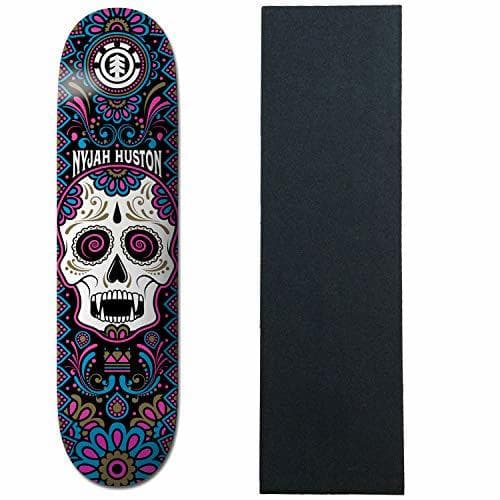 Producto Element Skateboards Deck Calavera Nyjah Huston 20.3 cm con Agarre